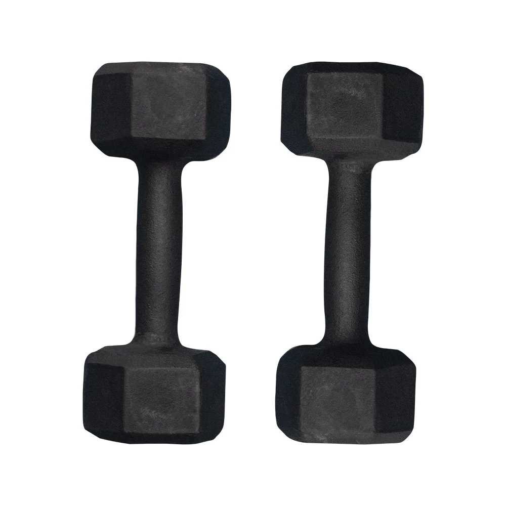 Par Halter Sextavado 5 Kg Pintado - 2 und totalizando 10 kg