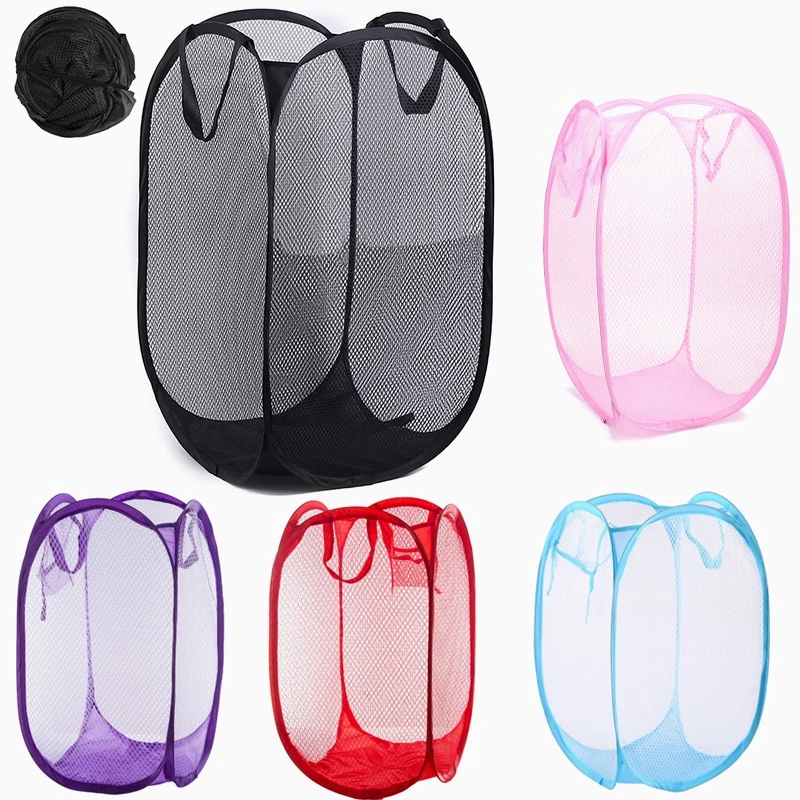 Cesto dobrável para roupas e brinquedos
