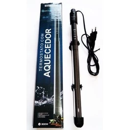 Termostato aquecedor Ocean Tech Warmer X-5 de 150 W, tubo de quartzo submersível com escala de temperatura e dial de ajuste no topo