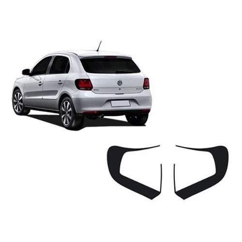 Par Adesivo Lanterna Mascara Negra Gol G6 12 2013 2014 2015