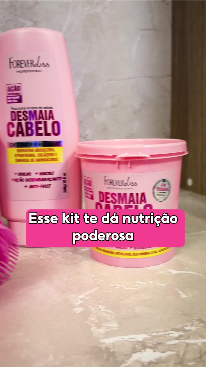 ✨ Fios sem vida? Com esse Kit da Forever Liss, nunca mais! 💆‍♀️    #Cabelo #Beleza #Achadinhos