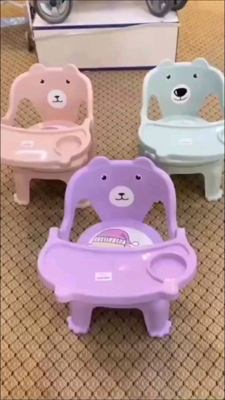 Cadeirinha De Alimentação Com Bandeja Urso. Excelente para Refeição Infantil #cadeiradealimentacao #bebe #alimentacao #cadeira #cadeirainfantil
