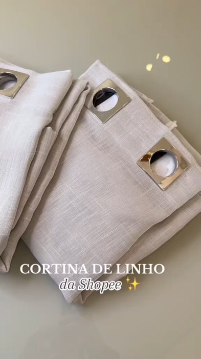 A cortina mais linda é de extrema qualidade da shopee 😍. #cortina #decoracao ##casadecorada #cortinatecido