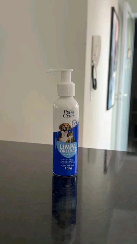Limpador de Orelhas Ouvidos Ceras para Cachorro e Gato Pet Clean - 100 g #pet #higienepet #achadinhosdashopee
