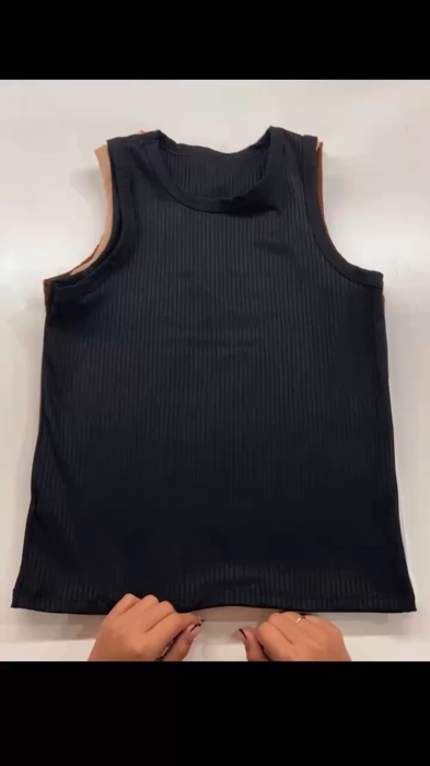 ￼Kit 3 Regata Canelada Feminina Blusinha Básica ￼#Regata #Canelada #Feminina #Blusinha #terezaony