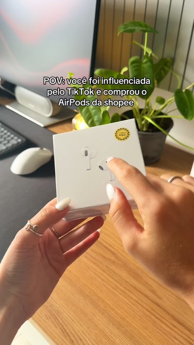 #airpods #fonesdeouvido #fonesemfio #semfio #apple #android #tecnologia #eletronicos #acessorios
