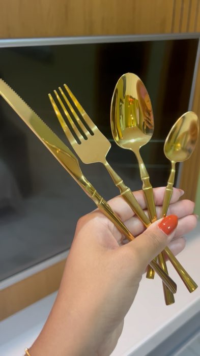 #talherdourado #talheres