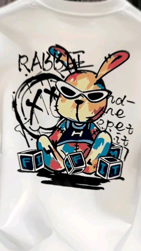 camiseta masculina Rabbit