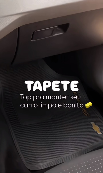 Tapete resistente, carro impecável! 🚗 #carro #tapeteemborrachado #tapeteparacarro #tapeteimpermeavel #automoveis