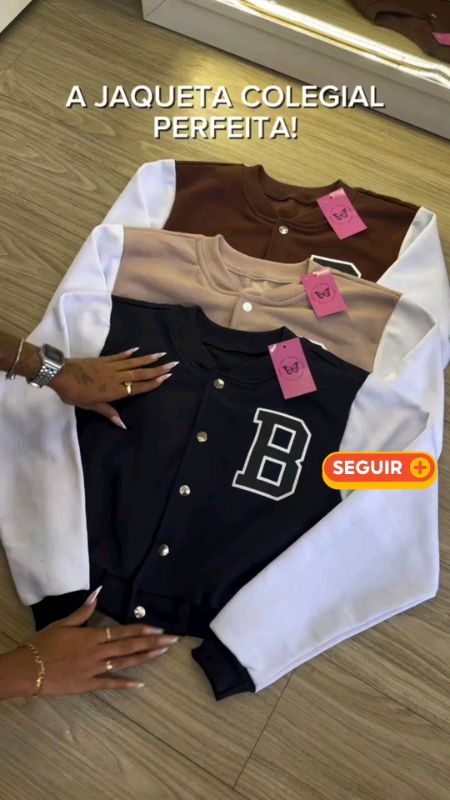 jaqueta colegial B #colegial #jaquetabomber #modafeminina #viral #fy