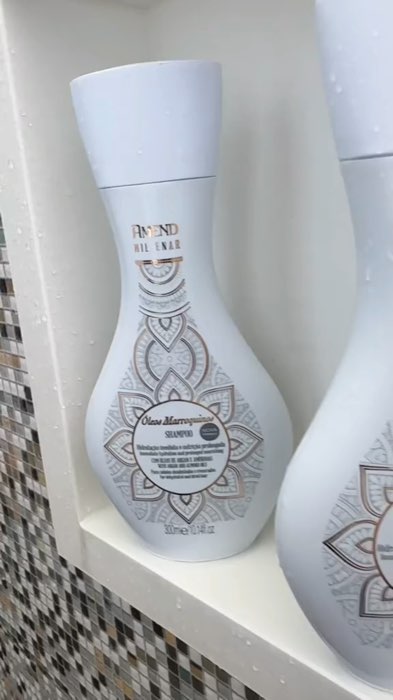 AMEND KIT MILLENAR ÓLEOS MARROQUINOS SHAMPOO E CONDICIONADOR 300ML + MÁSCARA 300G#amend #shampoo #cabelos #viraliza
