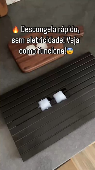 ⚡ Descongela carne em minutos – sem perder sabor!     #acheinashopee #tabuamagica