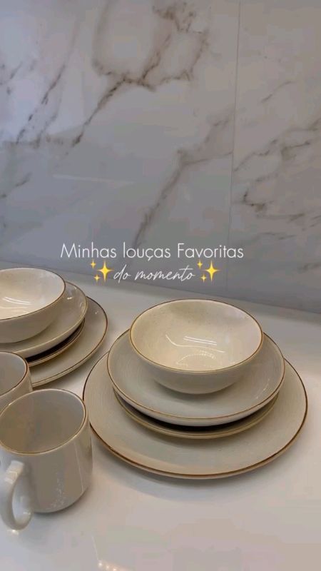 Jogo de Jantar #jogodejantar #porcelana #jantar #shopee #aparelhodejantar