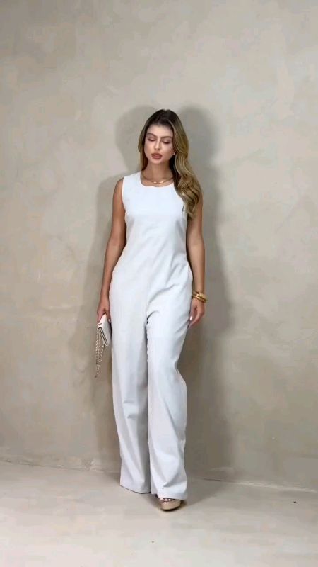 Marcação de linho pantaloma  todo forrado linho grosso de ótima qualidade #macacão#chique#moda#encontreinashopee