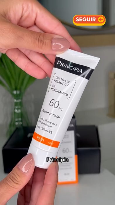 Protetor solar da principia, o queridinho.😍#protetorsolar #principia #skincare #pele