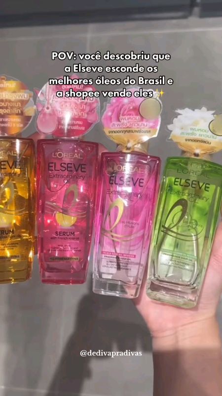Brilho, nutrição e perfume incrível! ✨💆‍♀️ O toque que seu cabelo merece! #CabelosExtraordinários #LisoOuCacheado #AchadinhosShopee