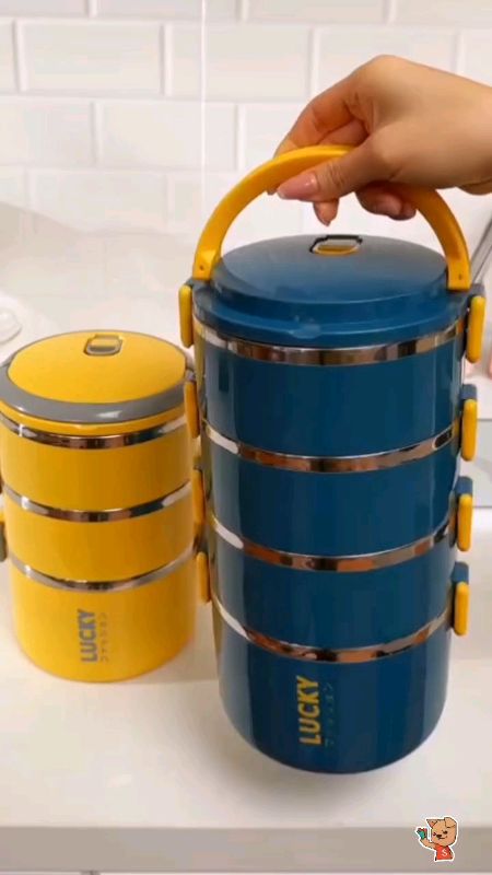 Marmita Térmica Lunch Box 700ml Inox Plástico Com Divisória. #MarmitaTermica #MarmitaInox #LunchBox #FuturaCasa #Marmita #OrganizacaoDeAlimentos #Shop