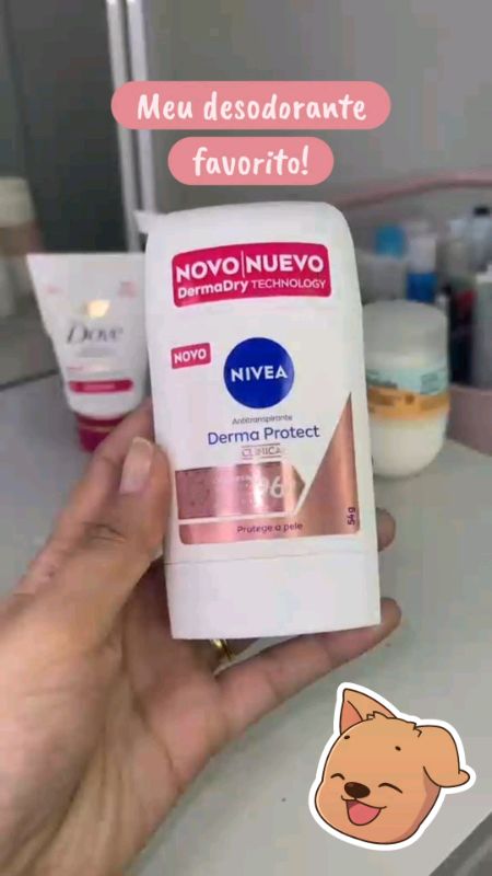 ? Testei o desodorante em barra NIVEA Protect: ótima fixação, cheiro suave e cuidado com a pele. Minha nota final é 9/10, super recomendo! ?✨