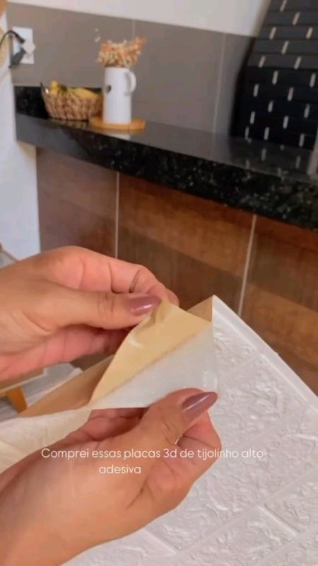#decoração #casa #cozinha #quarto #tijolos3d #adesivos3d #papeldeparede #adesivodeparede #bomgosto #placastijolinhos