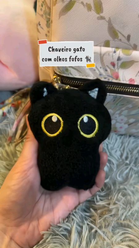 Adicione no carrinho ☝️chaveiro de gato preto fofo#chaveiro #chaveirogato #chaveirogatopreto #chaveirofofo #chaveirogato #chaveiropelucia #gatopelucia