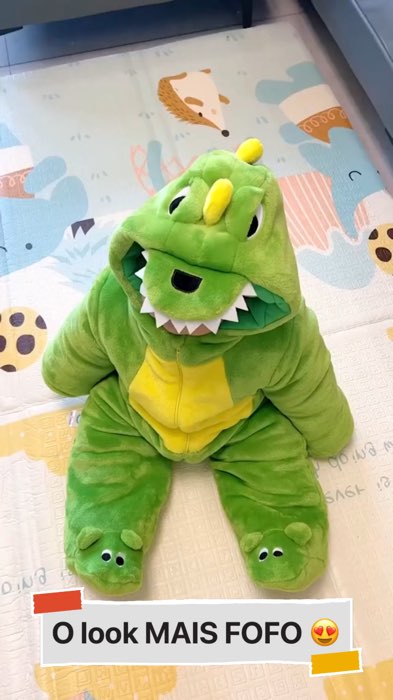 Macacão infantil fofinho 🦕Conforto e estilo pros pequenos 👶 #ShopeeAchados #Achadinho #shopeebebe #lookbebe #bebefofo