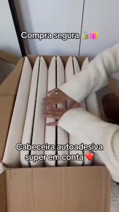 Cabeceira de cama autocolante #cabceira #promocoes #promocoesshopee #9dos9