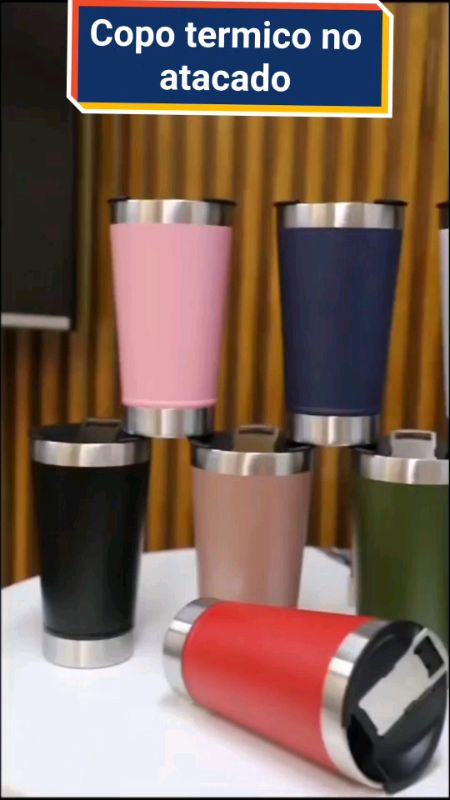 Kit 15 Copo Térmico Com Tampa#copo#tampa#termico#copotermico#presente#achados#shoppe#shopp#explore#viral#fy
