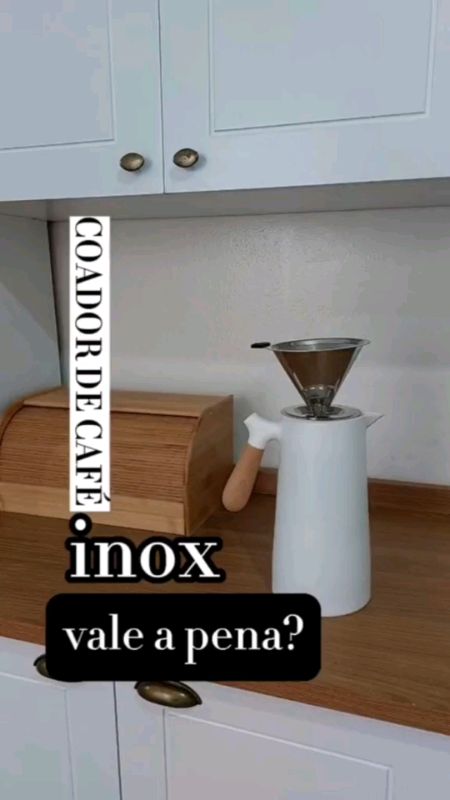 ESSE FILTRO DE CAFÉ É TUDO PRA QUEM AMA CAFÉZINHO☕✨Adicione no carrinho👆🏻 Filtro coador de café inox com pegador de silicone #FiltroDeCafé #café