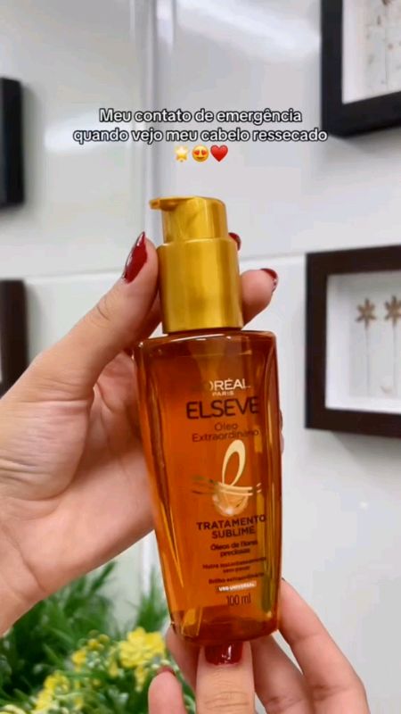 Óleo de cabelo Elseve. #promocaoshopee #cabelo#oleo #capilar