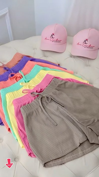 Kit 3 Short Malha Canelado Feminino #short #shortcanelado #shortfeminino #shortmalha #shortcacharrel #kit3shorts #shortlarguinho #shopee #fy
