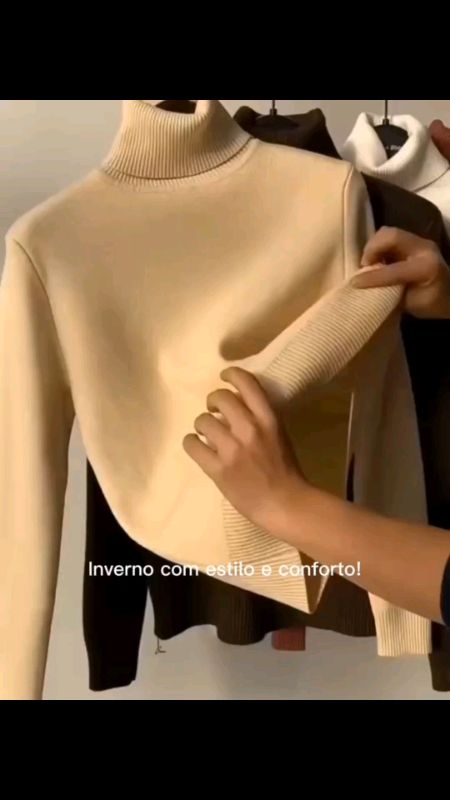 Kit 3 Blusas Térmica Feminina. #Blusa #Feminino #Frio #Shopee #Promo