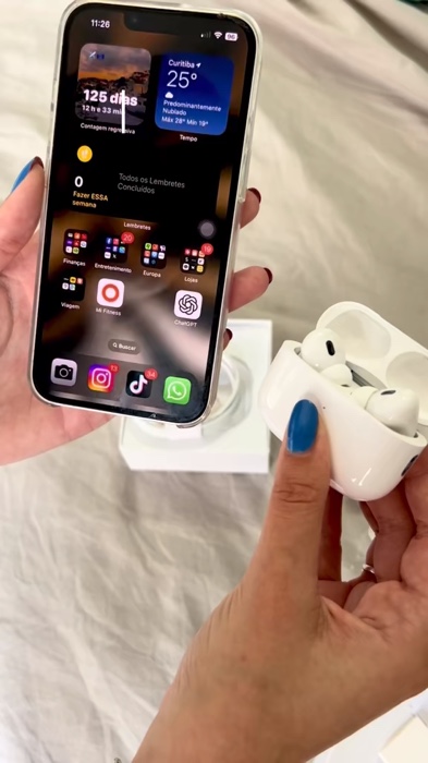 Fone de ouvido sem fio #fonesemfio #fonedeouvido #treino #compreinashopee #shopee