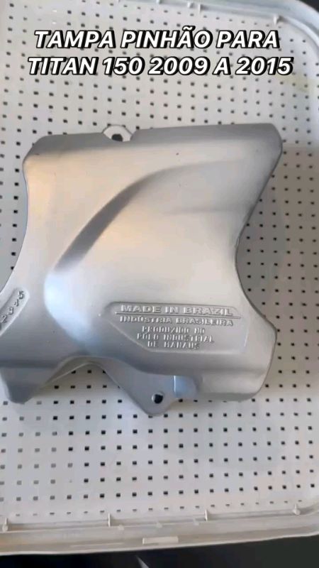 tampa do pinhão da Titan 150 2009 a 2025 modelo original. #tampa #pinhao #moto