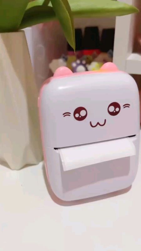 mini impressora térmica sem fio portátil desenho animado foto Android #impressoraportatil