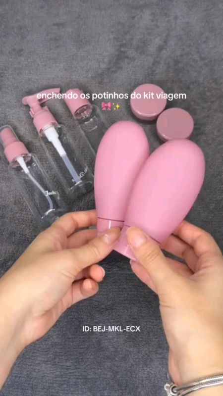 kit viagem #viagem #shampoo #condicionador #higiene #cuidados