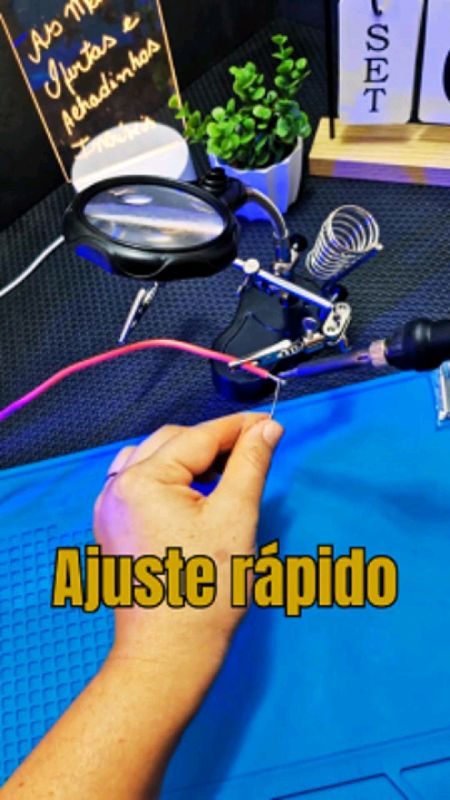 Kit ferro de solta ajuste de temperatura #ferrodesolda #multifuncional #manutenções #reparos #consertos #multiuso #ferramenta #achadinhos #shopee