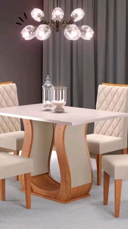 mesa jantar 4 lugares                                  #mesa #cozinha #jantar