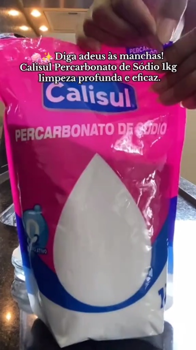 #￼Percarbonato 100% Puro Tira Manchas Roupas Brancas e Coloridas