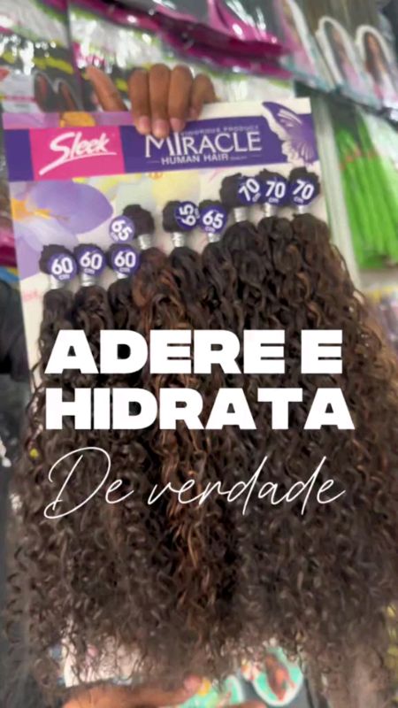 efeito memória, toque de seda e volume luxuoso. O milagre que seu look merece! ​#MiracleSleek #CabeloOrganico #CachosPerfeitos #Entrelace #achadinhoss