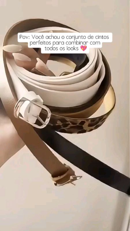 kit Cintos Femininos #cintos #cintofeminino