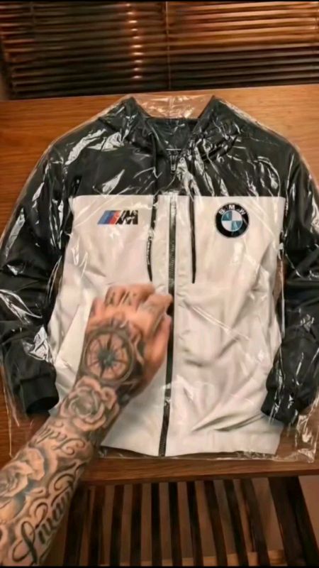 Corta Vento #Casaco Blusa De Frio #Masculina Impermeável  Manga Longa Capuz Jaqueta Preta #bmw