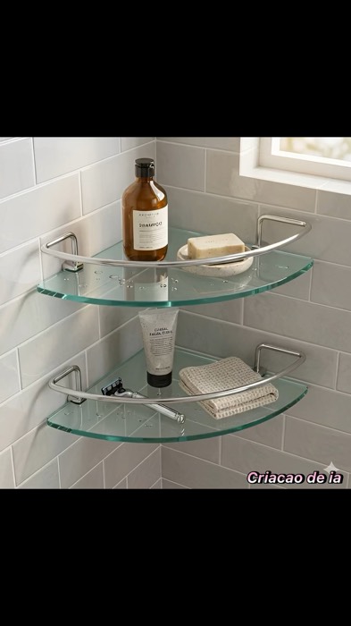 Kit porta shampoo #kitportashampoo #portashampoo #portashampoovidro