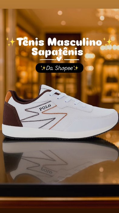 ￼Tênis Sapatênis Casual Masculino Academia Esporte Branco Polo BF Shoes #tenis #tenismasculino  #tenissport #sapatenis #tenispolo #polo