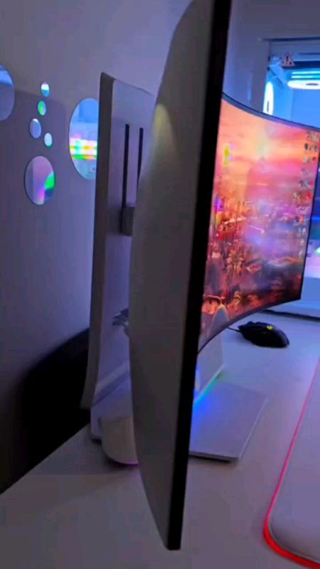 Monitor Gamer Led Curvo LCD #videoviral #shoppe #game #telalcd #monitor #tv #monitorgame #eletronico