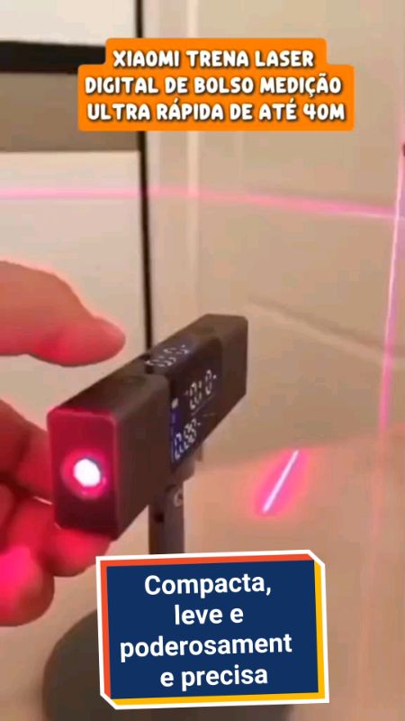 Xiaomi Trena Laser duke Rangefinder Alta Precisão 40m#XiaomiTrenaLaser #TrenaDigital40m #FerramentasProfissionais #MedidorLaserPreciso #TecnologiaPara