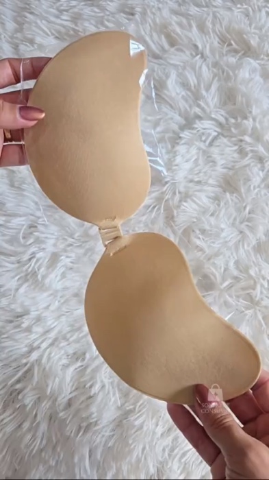 Adesivos Sutiã Para O Peito Em Forma De Manga, De Silicone