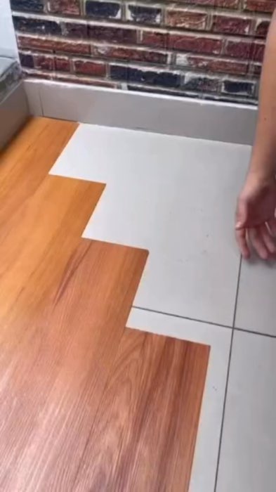 ￼Adesivo Para Piso Chão Lavável Madeira#adesivo #casa #sala #quarto #cozinha