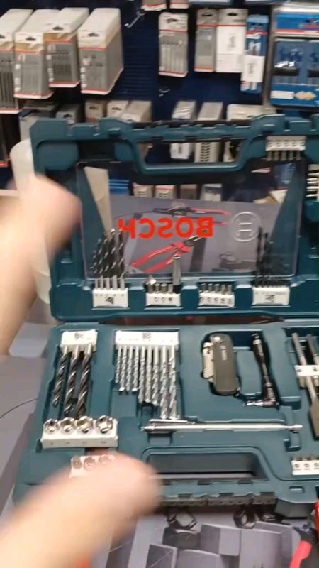 Jogo Kit Pontas Brocas 68 Peças Bosch Metal Com Maleta Completa #maleta #bosh #metal #ferramenta #brocas