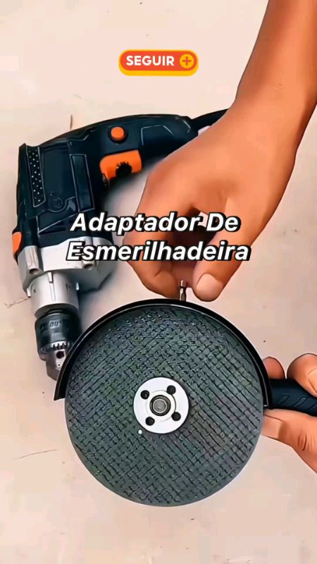 Adaptador Esmerilhadeira #adaptador #esmerilhadeira #furadeira #conversor