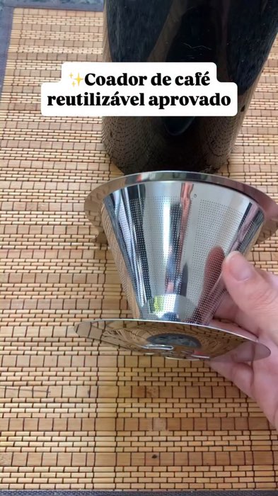 ESSE FILTRO DE CAFÉ É TUDO PRA QUEM AMA CAFÉZINHO já Adicione no carrinho #filtrodecaféinox  #FiltroDeCafé #café